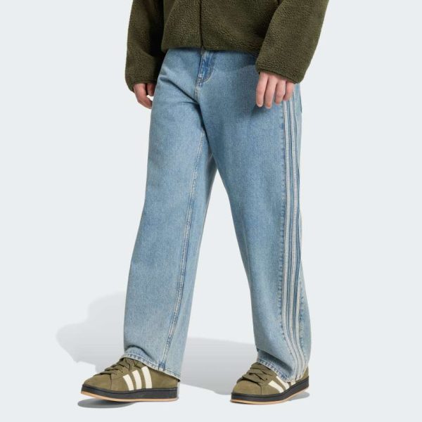 Джинси FIREBIRD ADICOLOR MID-RISE STRAIGHT LEG