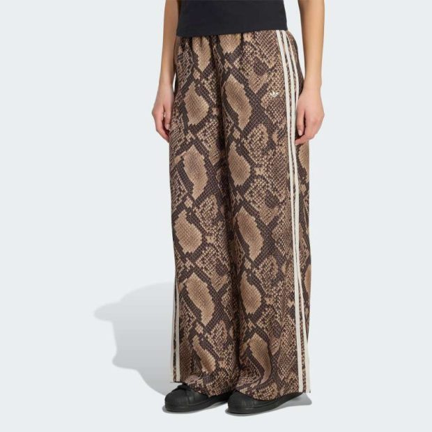 Брюки SATIN SNAKE PRINT WIDE LEG