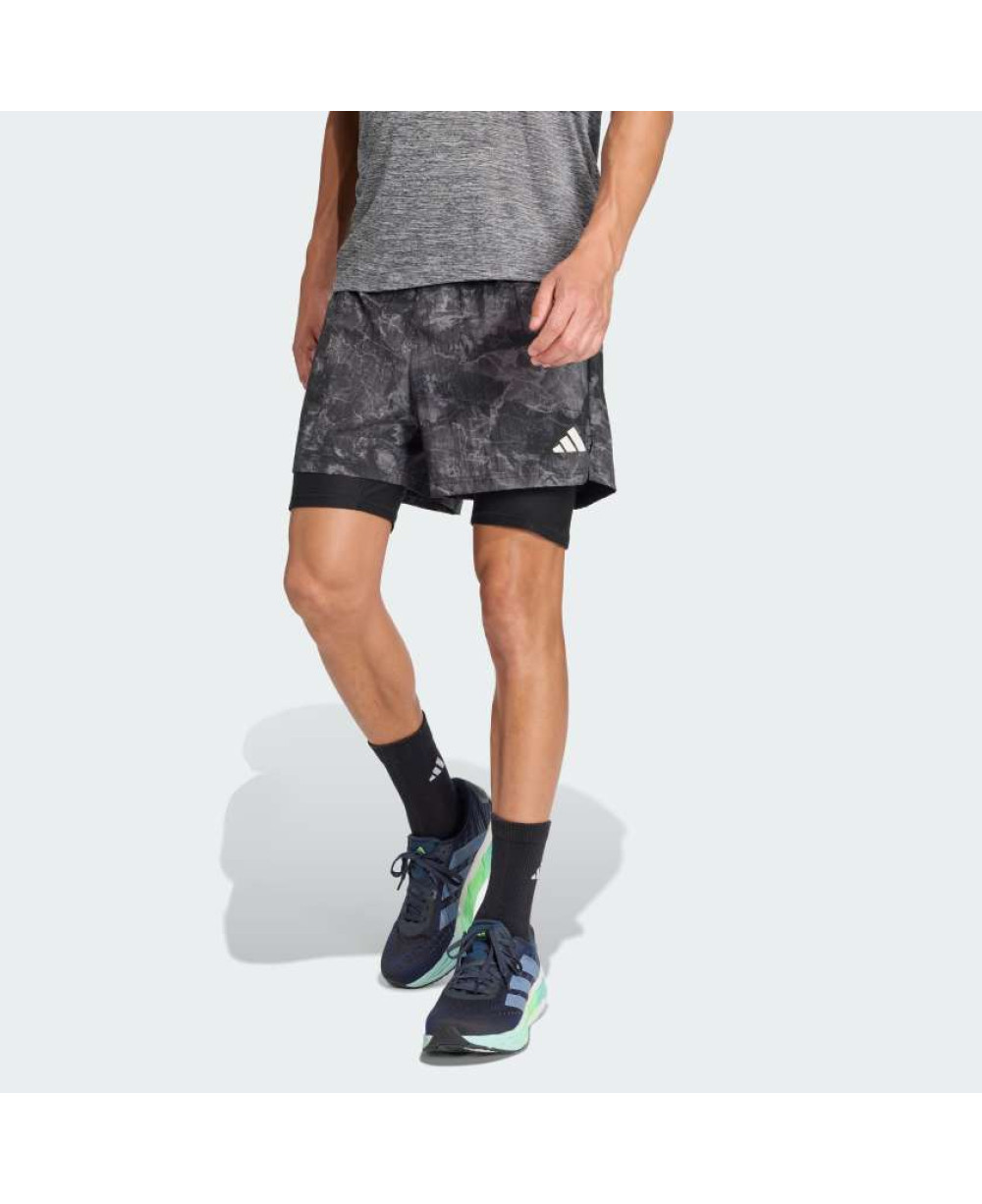 Шорти 2в1 Own The Run Spray Dye