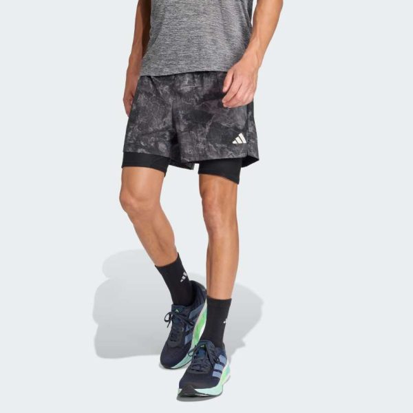 Шорты 2в1 Own The Run Spray Dye
