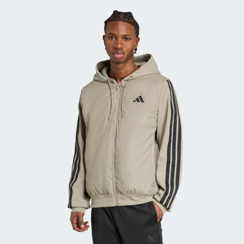 Куртка Essentials CLIMAWARM 3-Stripes Insulated Hooded Hybrid