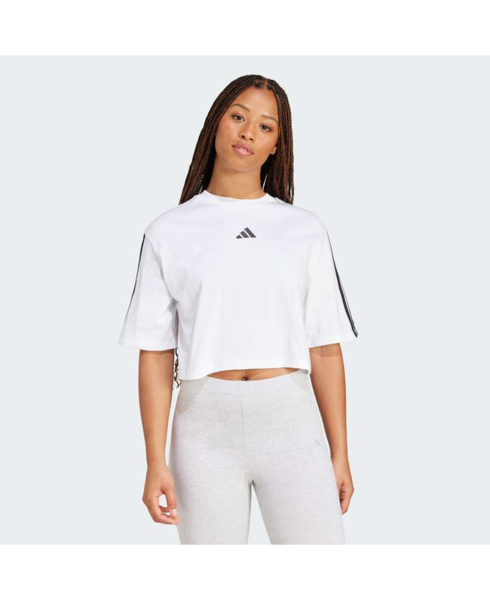 Футболка Essentials 3-Stripes Cotton Loose