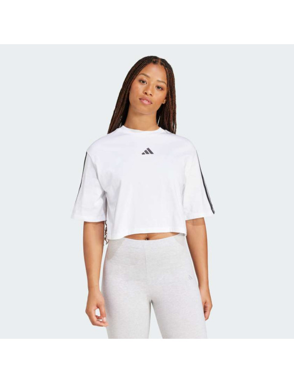 Футболка Essentials 3-Stripes Cotton Loose