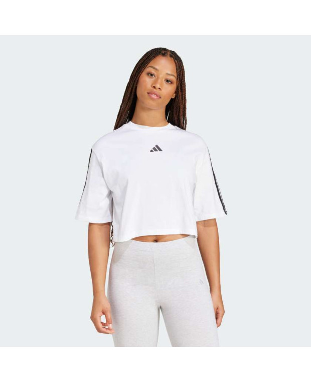 Футболка Essentials 3-Stripes Cotton Loose