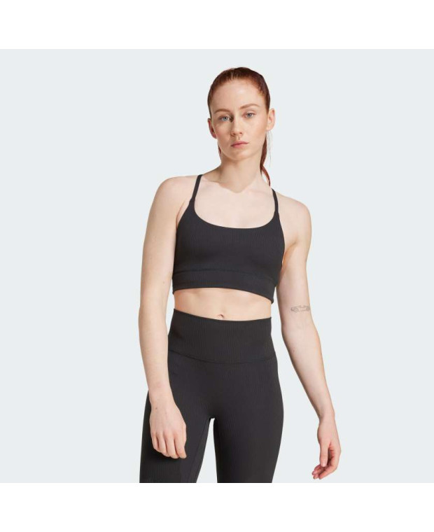 Бра adidas All Me Light Support Rib Long Line