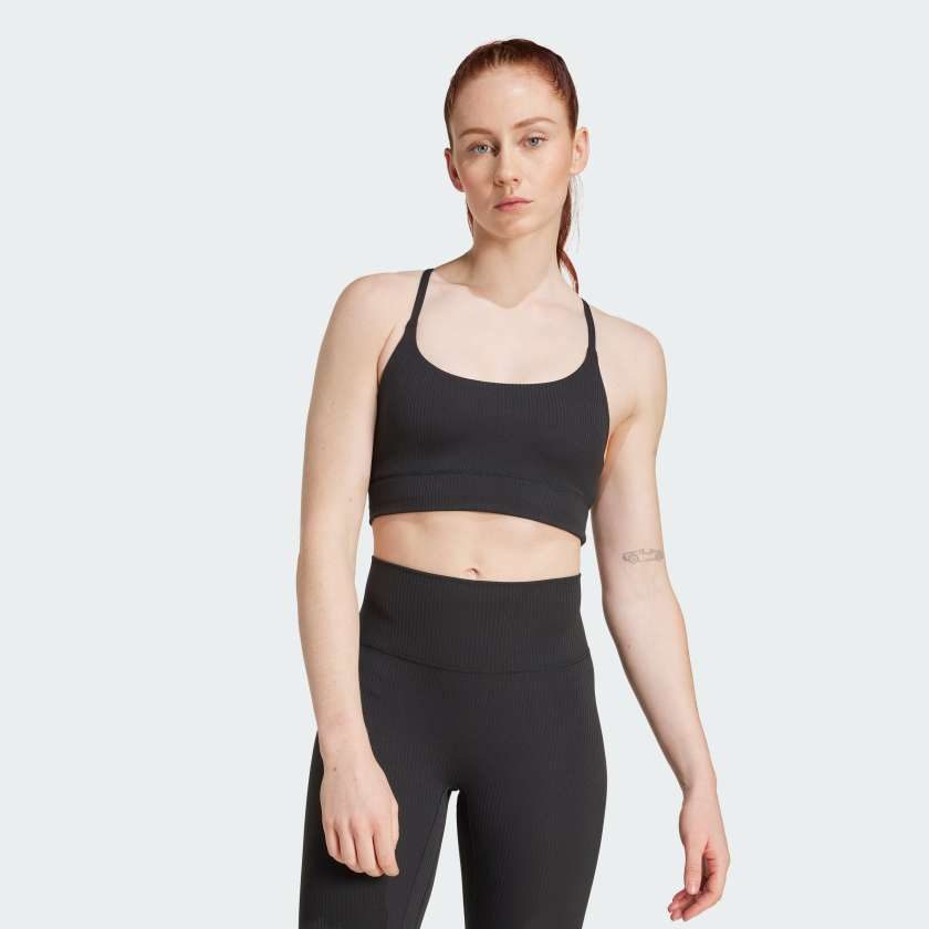 Бра adidas All Me Light Support Rib Long Line