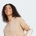 Толстовка Essentials 3-Stripes Full-Zip Fleece