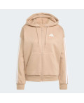 Толстовка Essentials 3-Stripes Full-Zip Fleece