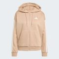 Толстовка Essentials 3-Stripes Full-Zip Fleece