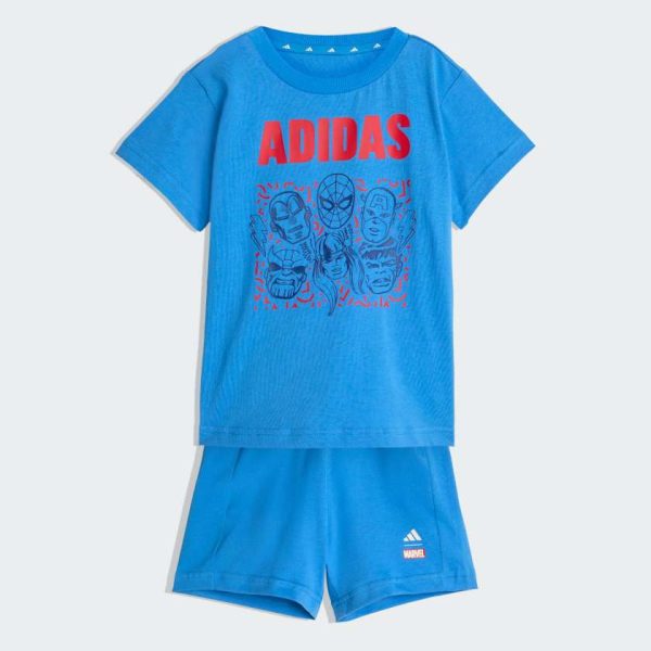 Комплект: футболка и шорты adidas Marvel Avengers