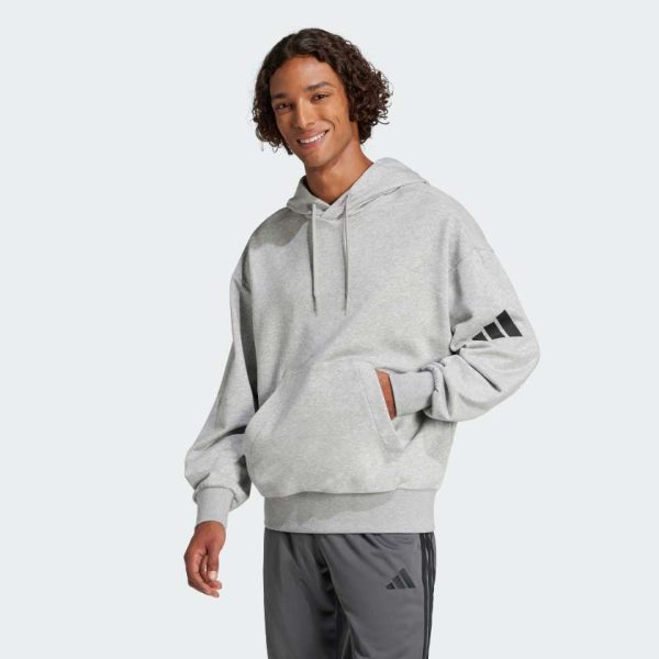 Худи Essentials Loose-Fit 3 Bar Logo French Terry