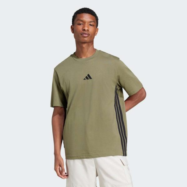 Футболка Essentials 3-Stripes Single Jersey