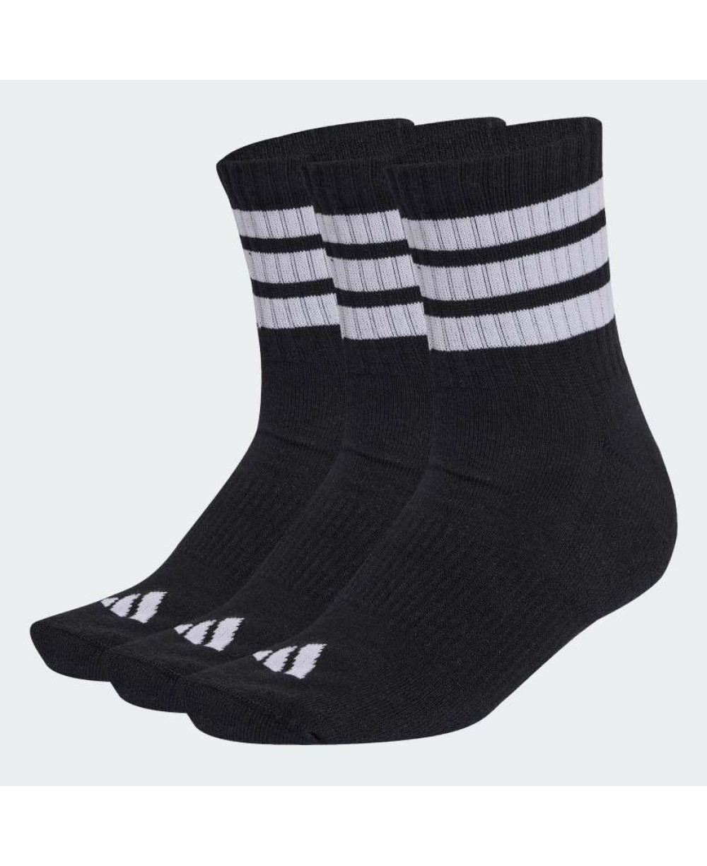 Три пари шкарпеток 3-Stripes Cushioned Sportswear Mid-Cut