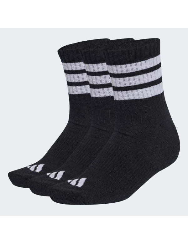 Три пари шкарпеток 3-Stripes Cushioned Sportswear Mid-Cut