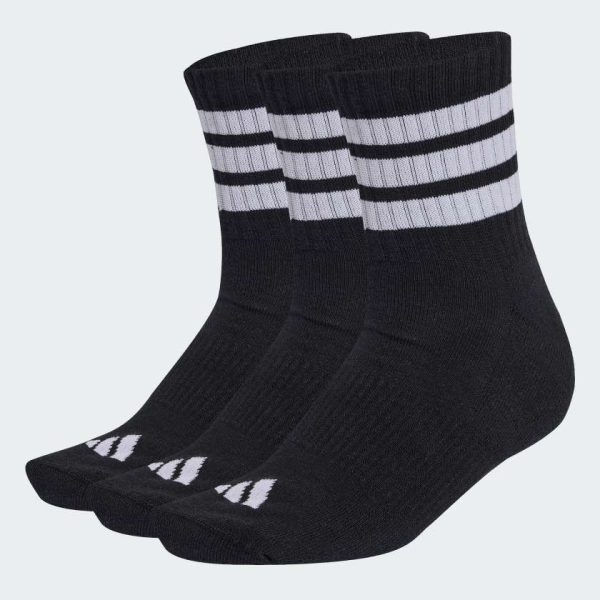 Три пари шкарпеток 3-Stripes Cushioned Sportswear Mid-Cut