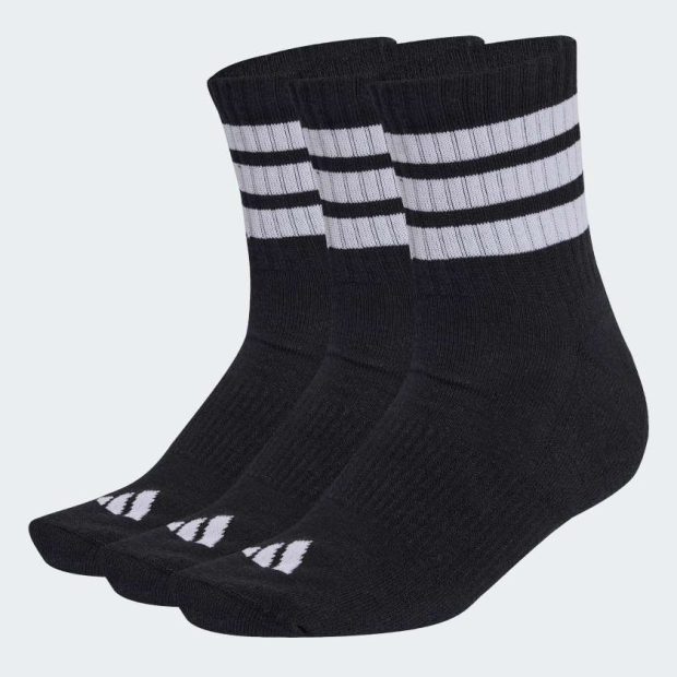 Три пари шкарпеток 3-Stripes Cushioned Sportswear Mid-Cut