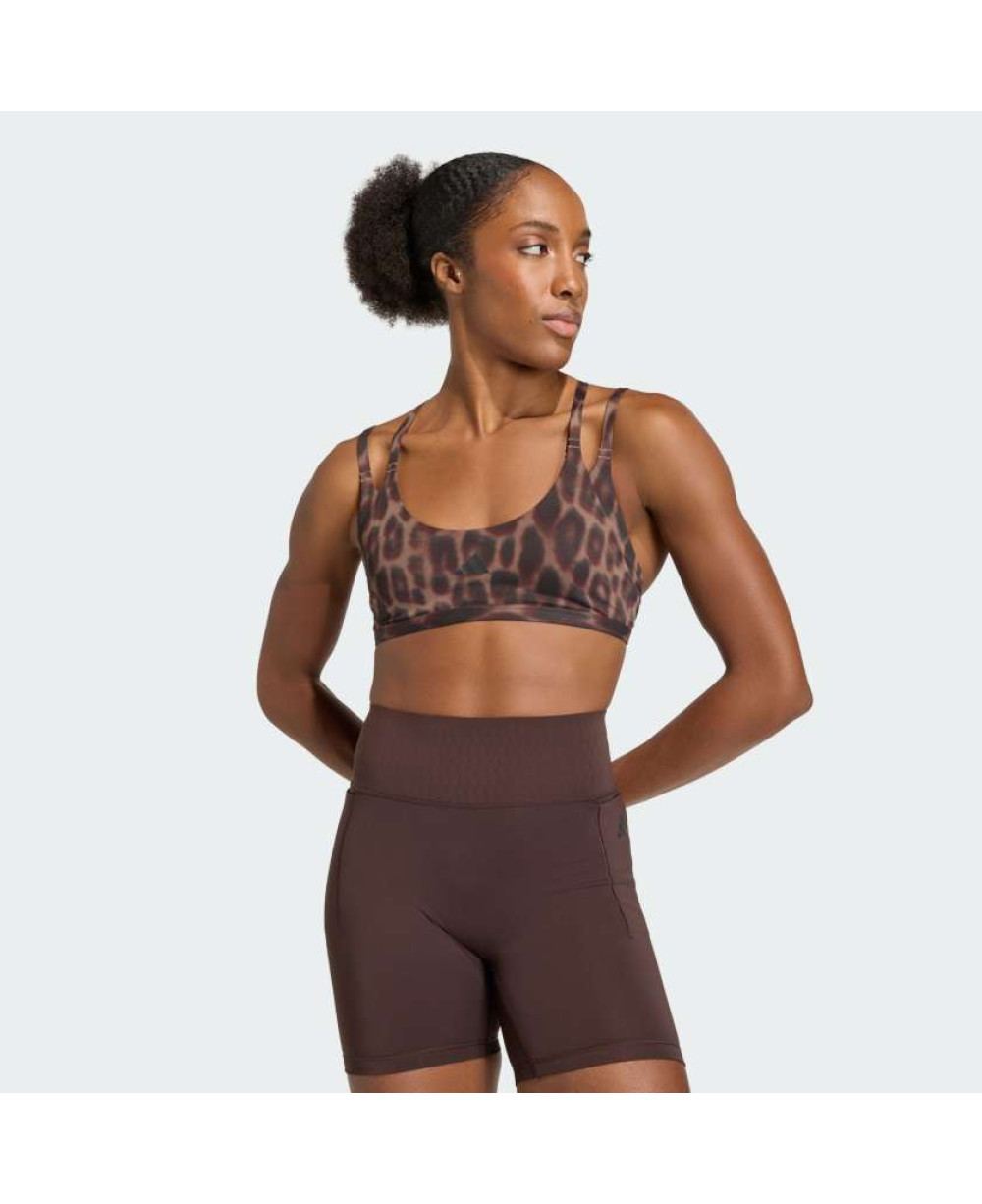 Бра Optime Leopard Strappy Light Support