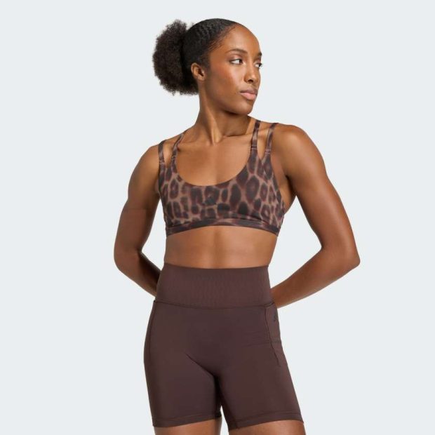 Бра Optime Leopard Strappy Light Support