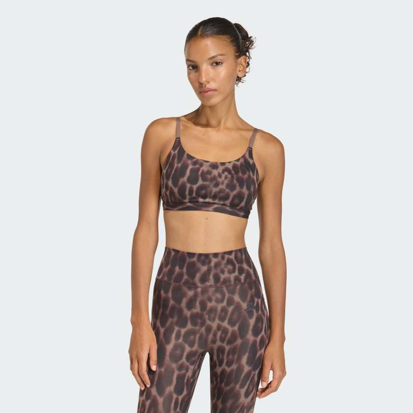 Бра Optime Essentials Workout Leopard Light Support