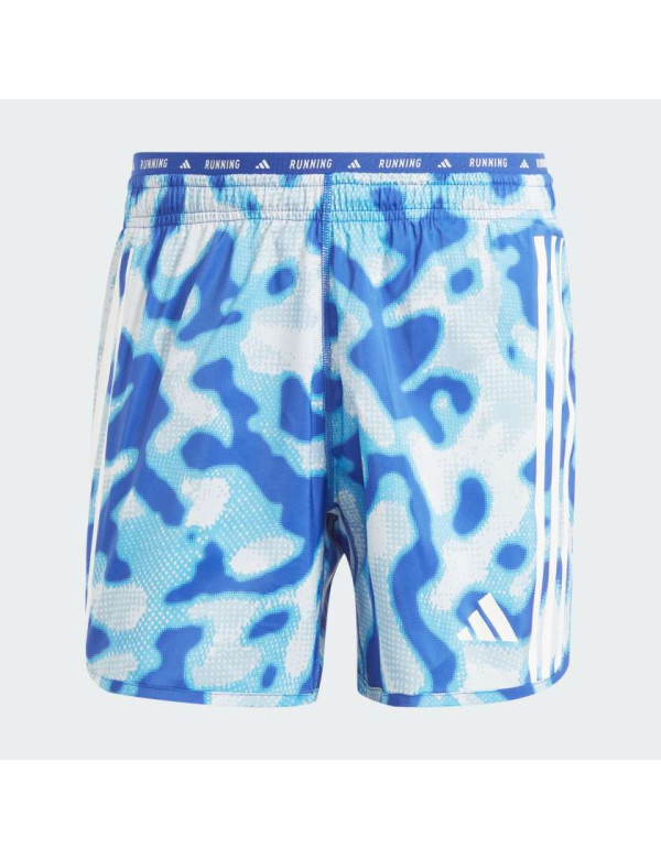 Шорти для бігу Own the Run 3-Stripes Allover Print