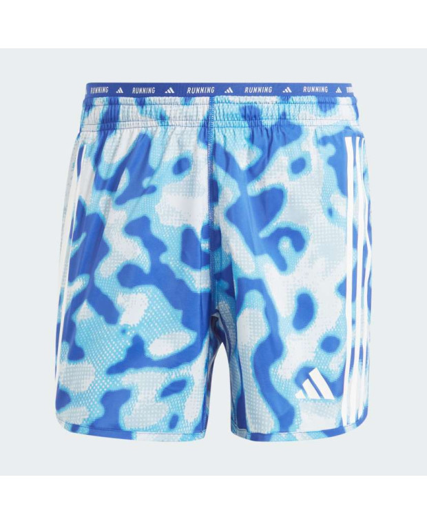 Шорти для бігу Own the Run 3-Stripes Allover Print
