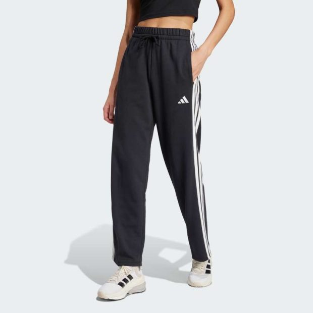 Спортивні штани Essentials 3-Stripes Open Hem French Terry