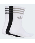 Три пари шкарпеток 3 STRIPES GLITTER CREW SOCKS
