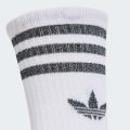 Три пари шкарпеток 3 STRIPES GLITTER CREW SOCKS