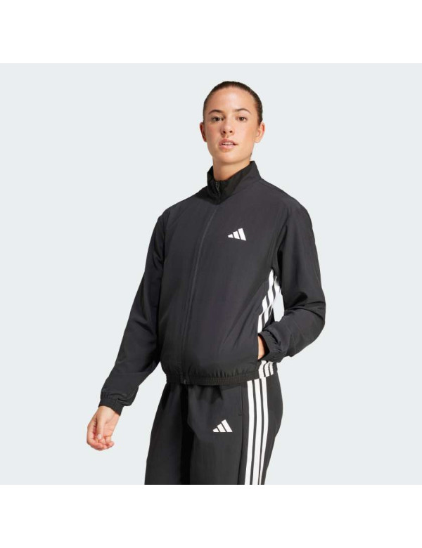 Куртка Train Essentials 3-Stripes Woven Warm-Up Jack