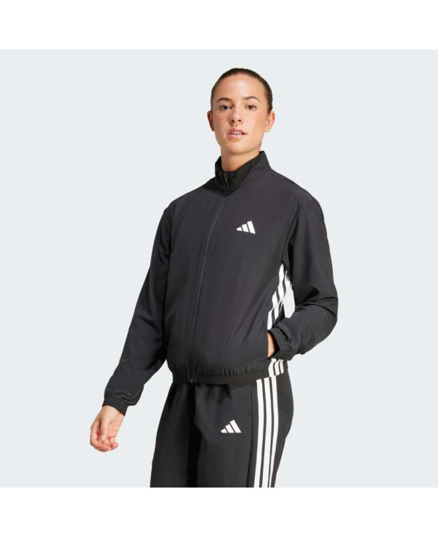 Куртка Train Essentials 3-Stripes Woven Warm-Up Jack