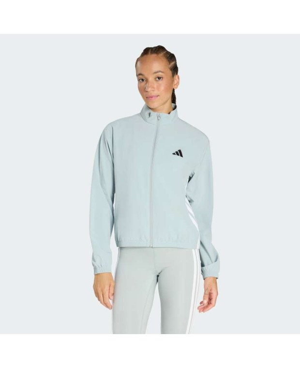 Куртка Train Essentials 3-Stripes Woven Warm-Up Jack