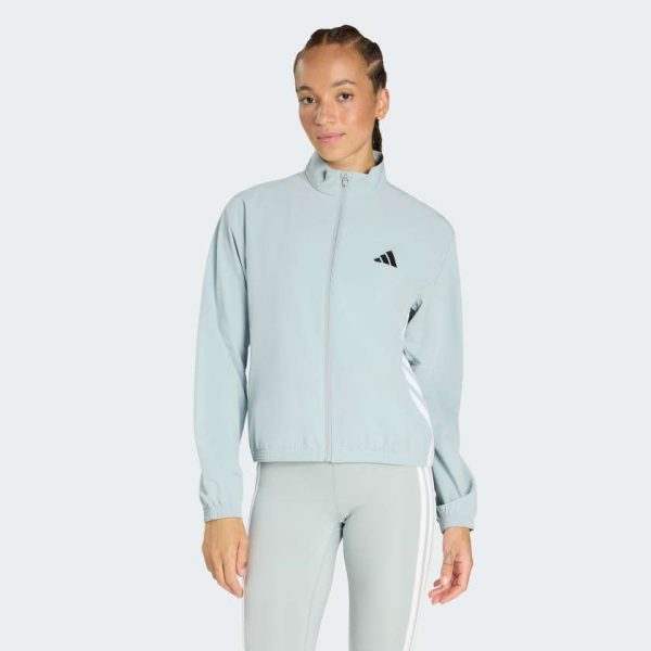 Куртка Train Essentials 3-Stripes Woven Warm-Up Jack
