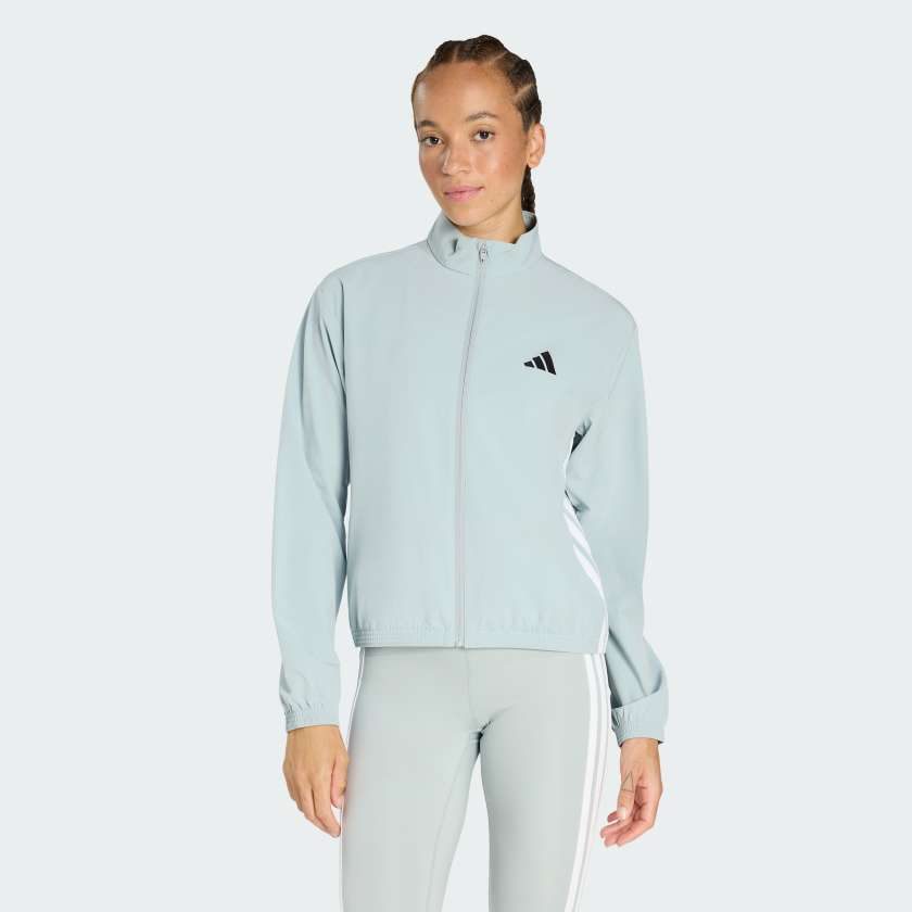 Куртка Train Essentials 3-Stripes Woven Warm-Up Jack