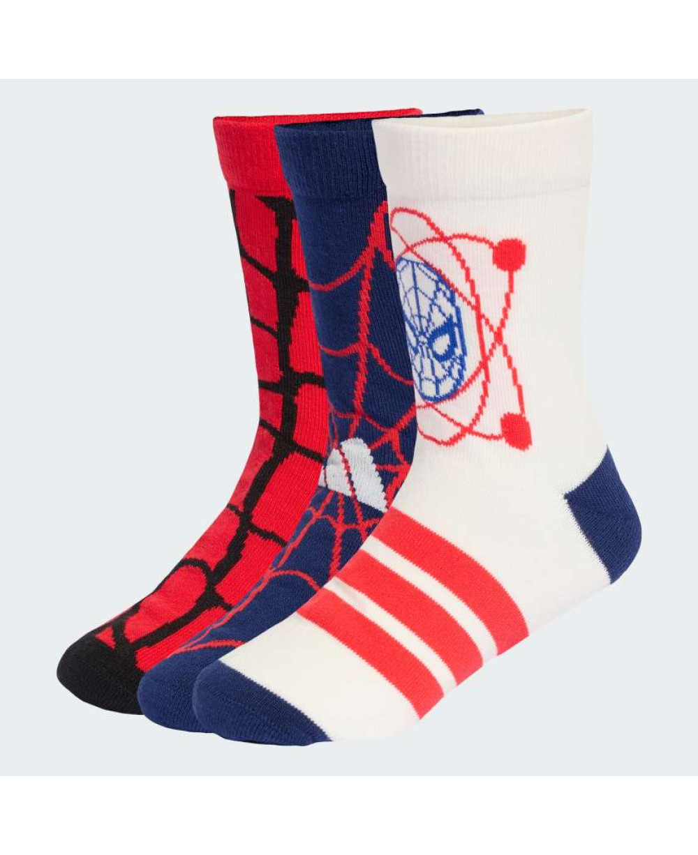 Три пари шкарпеток ADIDAS MARVEL KIDS SPIDER-MAN