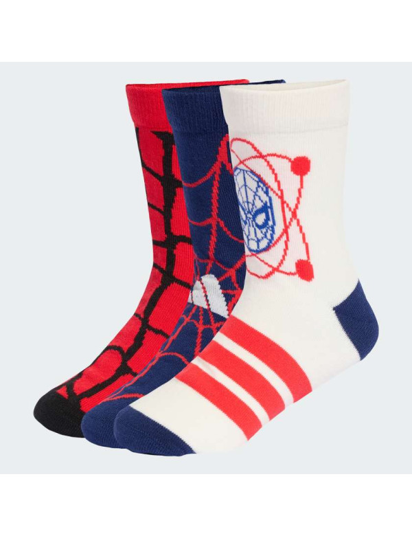 Три пари шкарпеток ADIDAS MARVEL KIDS SPIDER-MAN