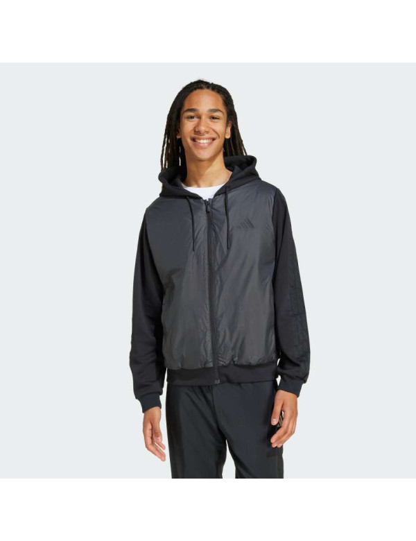 Куртка Essentials CLIMAWARM 3-Stripes Insulated Hooded Hybrid