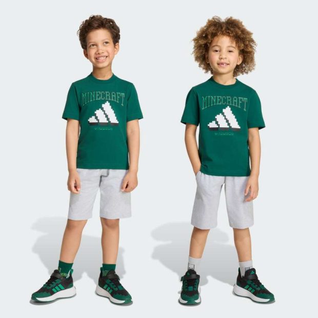 Комплект: футболка и шорты ADIDAS MINECRAFT