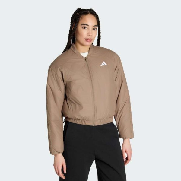Бомбер Essentials CLIMAWARM 3 Stripes Insulated