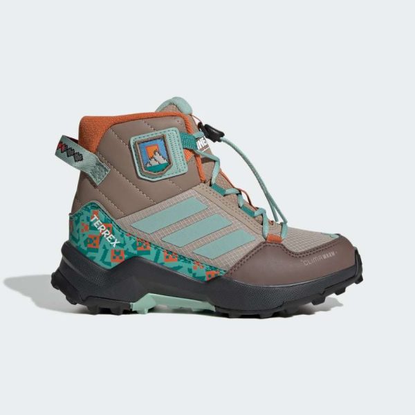 Ботинки для хайкинга Adidas Minecraft Terrex AX4R Mid CLIMAWARM+ Kids