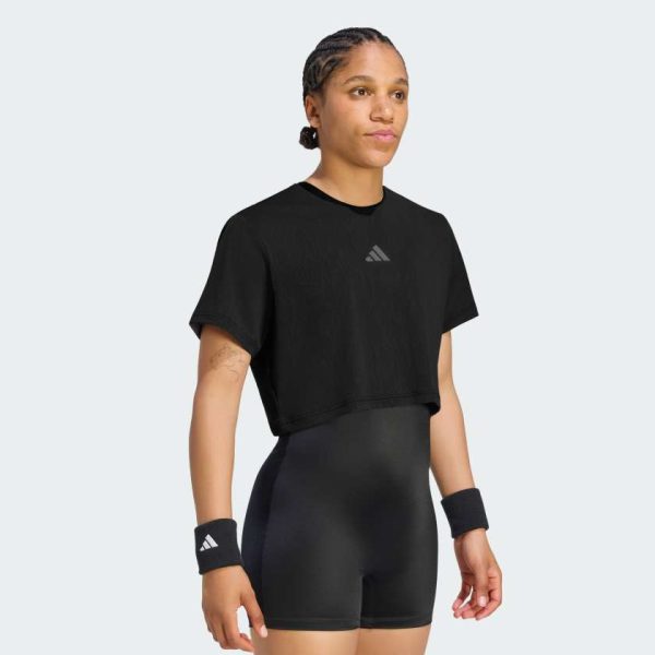 Футболка TENNIS CLIMACOOL LACE CROP PRO