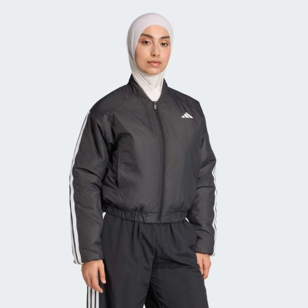 Бомбер Essentials CLIMAWARM 3 Stripes Insulated