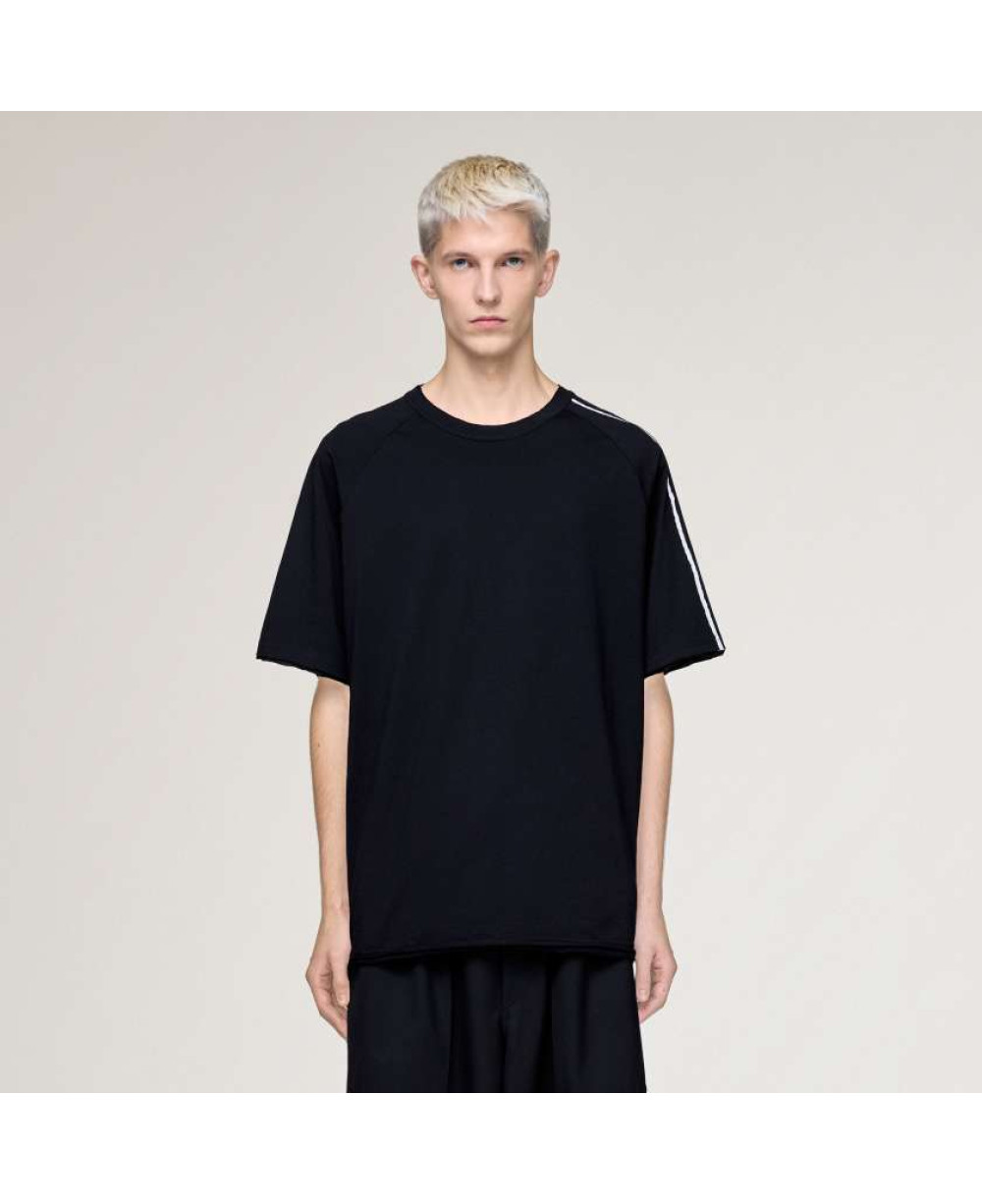 Футболка Y-3 RAW EDGE 3 STRIPES SHORT SLEEVE