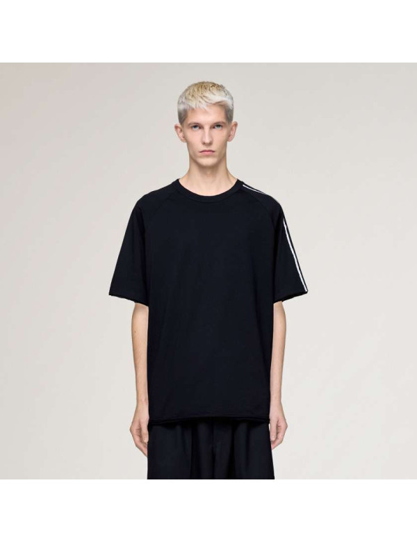 Футболка Y-3 RAW EDGE 3 STRIPES SHORT SLEEVE