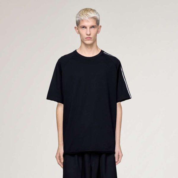 Футболка Y-3 RAW EDGE 3 STRIPES SHORT SLEEVE