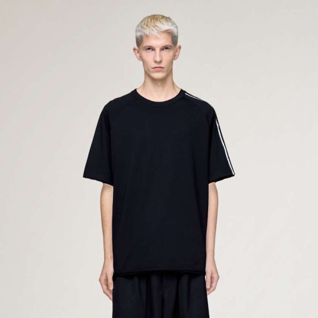 Футболка Y-3 RAW EDGE 3 STRIPES SHORT SLEEVE