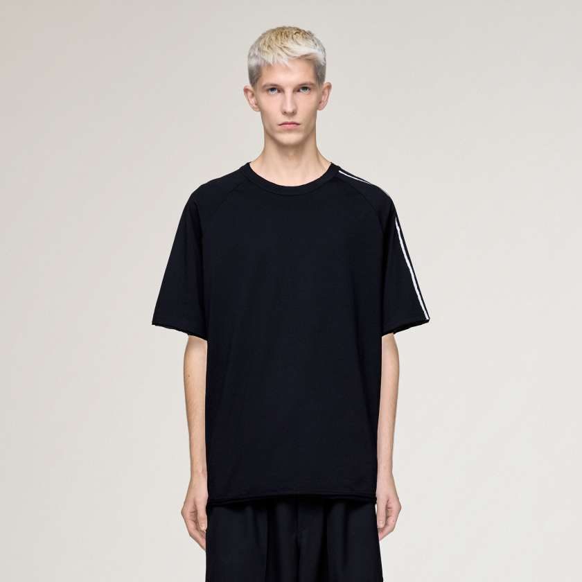 Футболка Y-3 RAW EDGE 3 STRIPES SHORT SLEEVE
