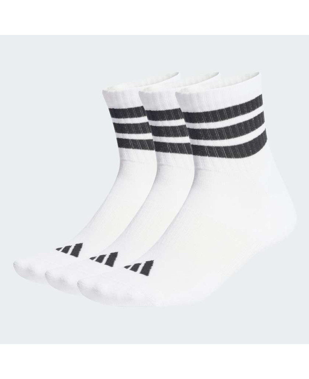 Три пари шкарпеток 3-Stripes Cushioned Sportswear Mid-Cut