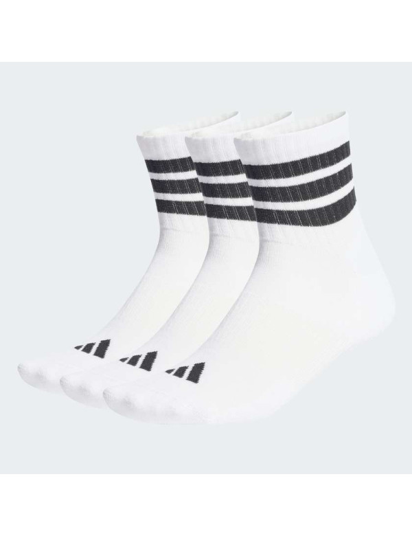 Три пари шкарпеток 3-Stripes Cushioned Sportswear Mid-Cut