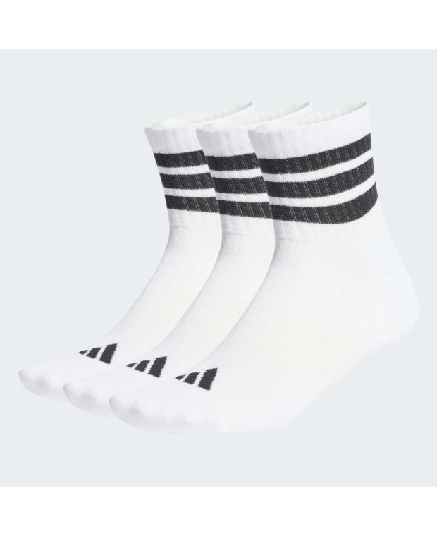 Три пари шкарпеток 3-Stripes Cushioned Sportswear Mid-Cut