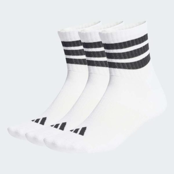 Три пари шкарпеток 3-Stripes Cushioned Sportswear Mid-Cut